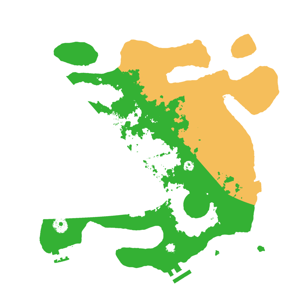 Biome Rust Map: Procedural Map, Size: 3000, Seed: 23018