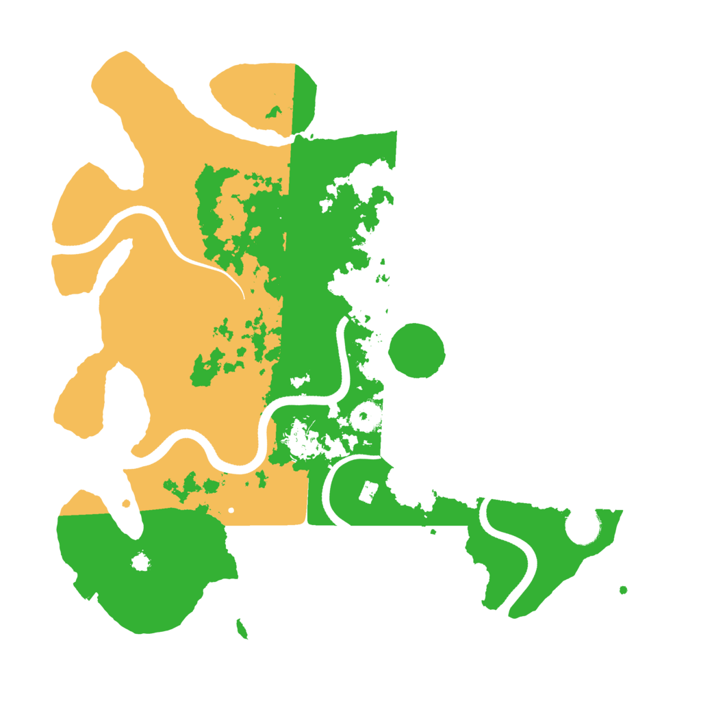 Biome Rust Map: Procedural Map, Size: 3500, Seed: 1704936858