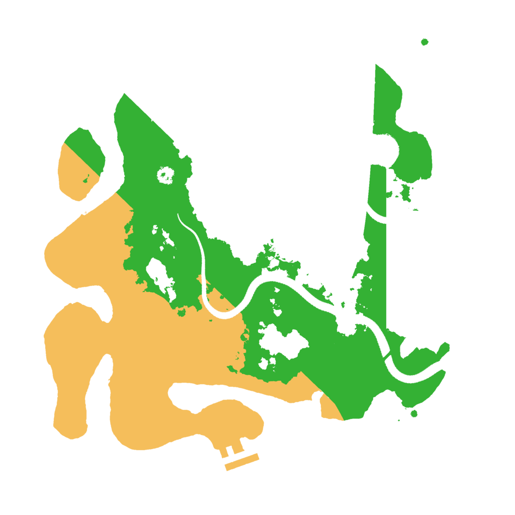 Biome Rust Map: Procedural Map, Size: 3000, Seed: 534623478