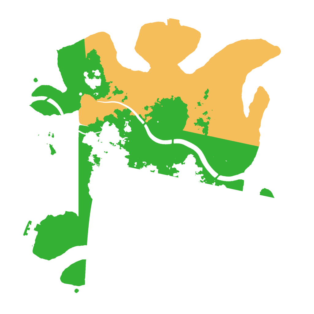 Biome Rust Map: Procedural Map, Size: 3000, Seed: 1165528468