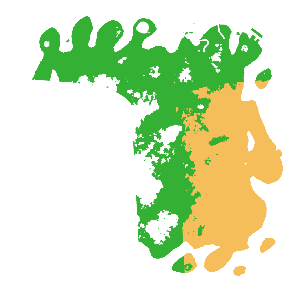 Biome Rust Map: Procedural Map, Size: 4500, Seed: 2040039494