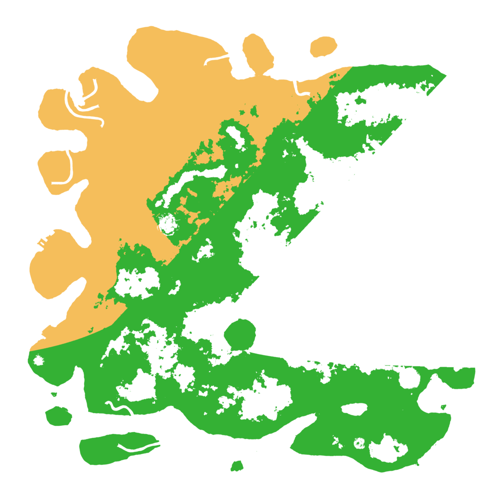 Biome Rust Map: Procedural Map, Size: 4500, Seed: 199286203