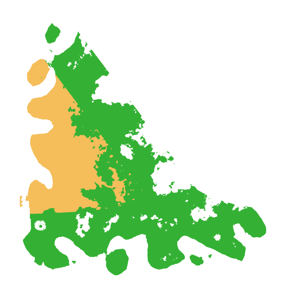 Biome Rust Map: Procedural Map, Size: 4000, Seed: 32153