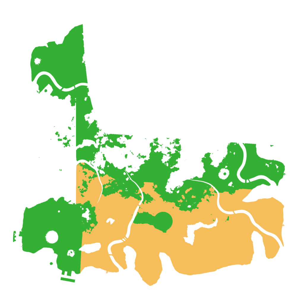Biome Rust Map: Procedural Map, Size: 4250, Seed: 24510
