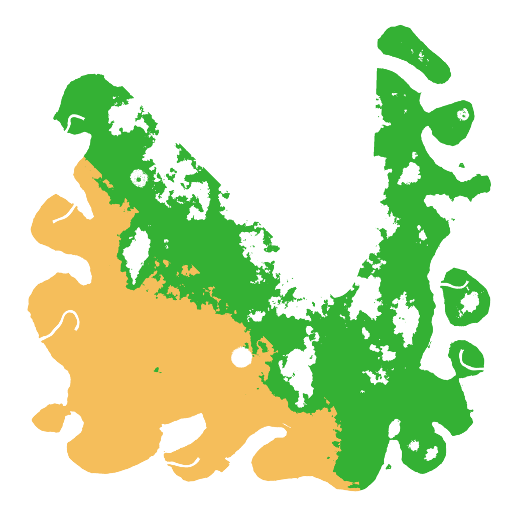 Biome Rust Map: Procedural Map, Size: 4500, Seed: 12374