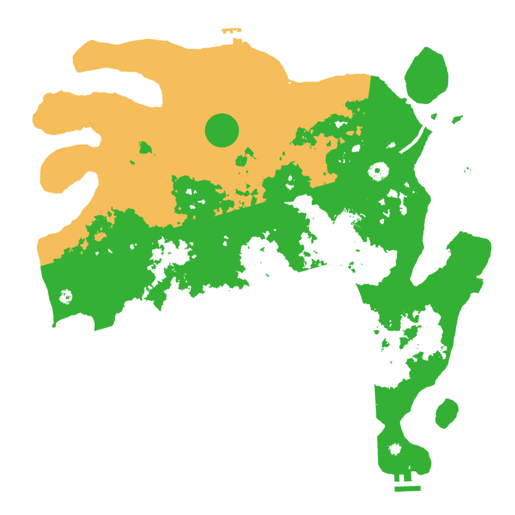 Biome Rust Map: Procedural Map, Size: 4000, Seed: 14964