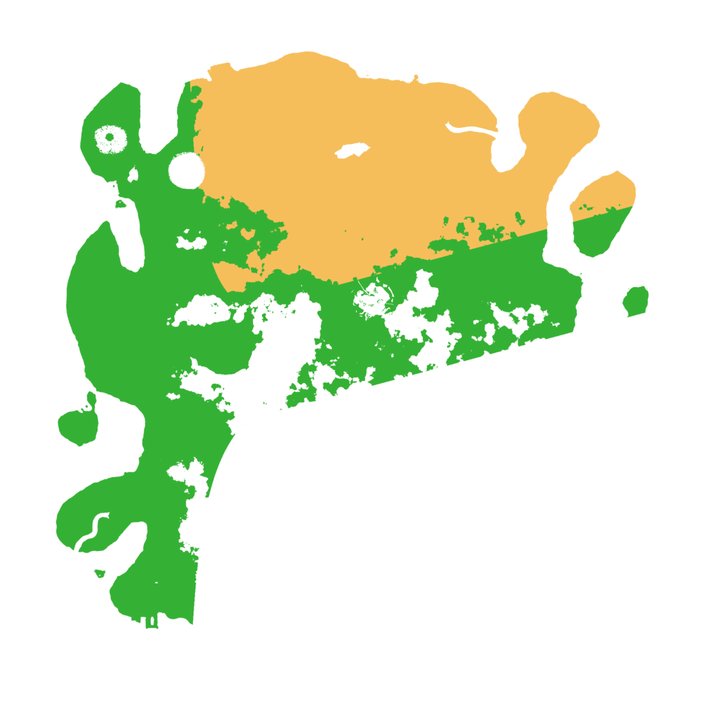 Biome Rust Map: Procedural Map, Size: 3500, Seed: 306770456