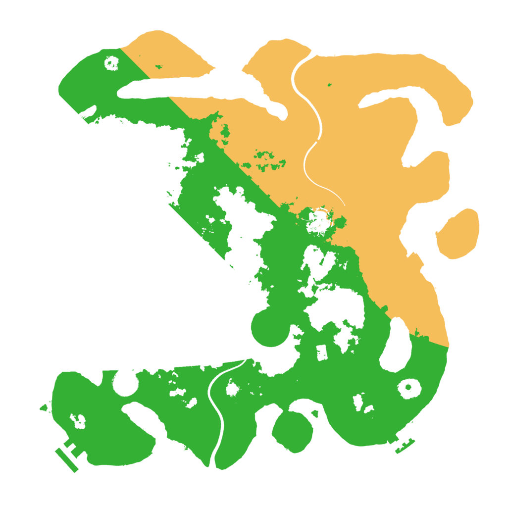 Biome Rust Map: Procedural Map, Size: 3500, Seed: 1380652357