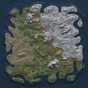 Thumbnail Rust Map: Procedural Map, Size: 5000, Seed: 5938174, 19 Monuments