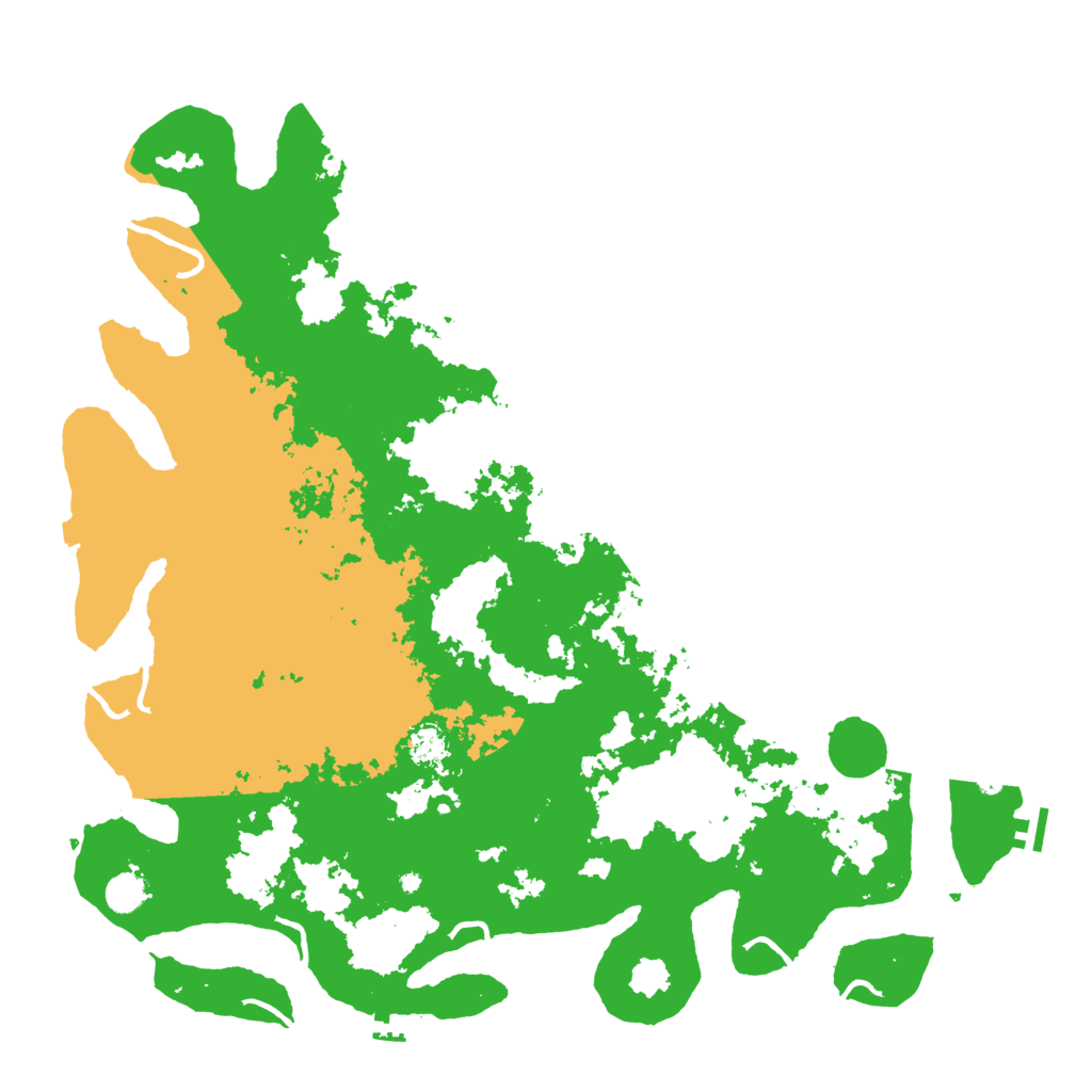 Biome Rust Map: Procedural Map, Size: 5000, Seed: 5938174