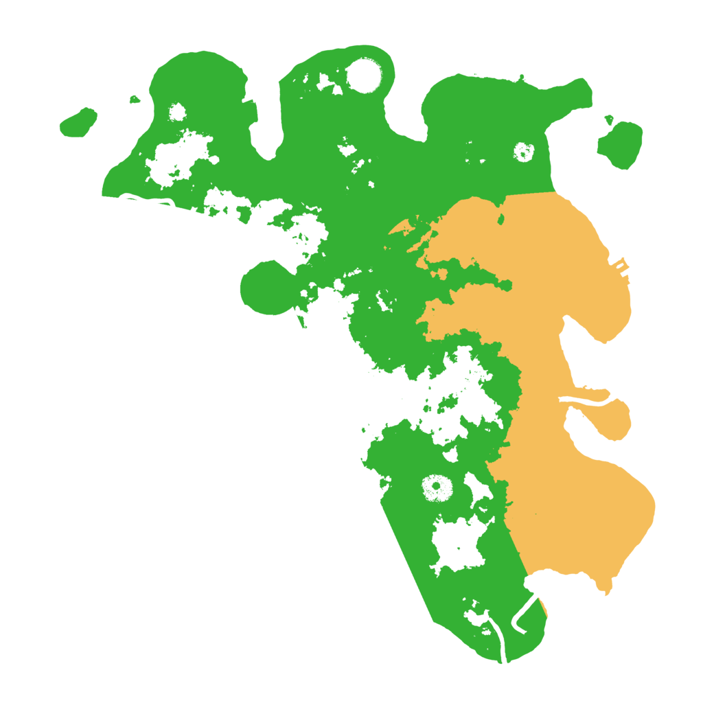Biome Rust Map: Procedural Map, Size: 3600, Seed: 2010732767