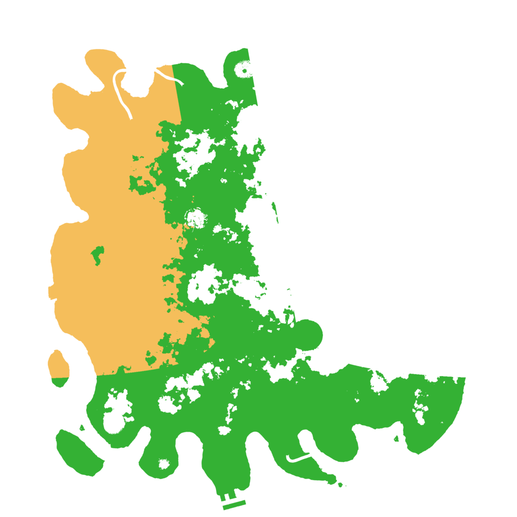 Biome Rust Map: Procedural Map, Size: 4500, Seed: 29587563