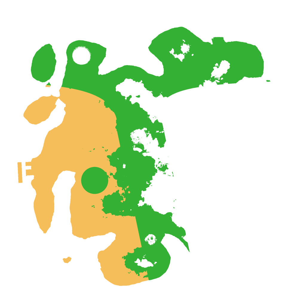 Biome Rust Map: Procedural Map, Size: 3000, Seed: 35569