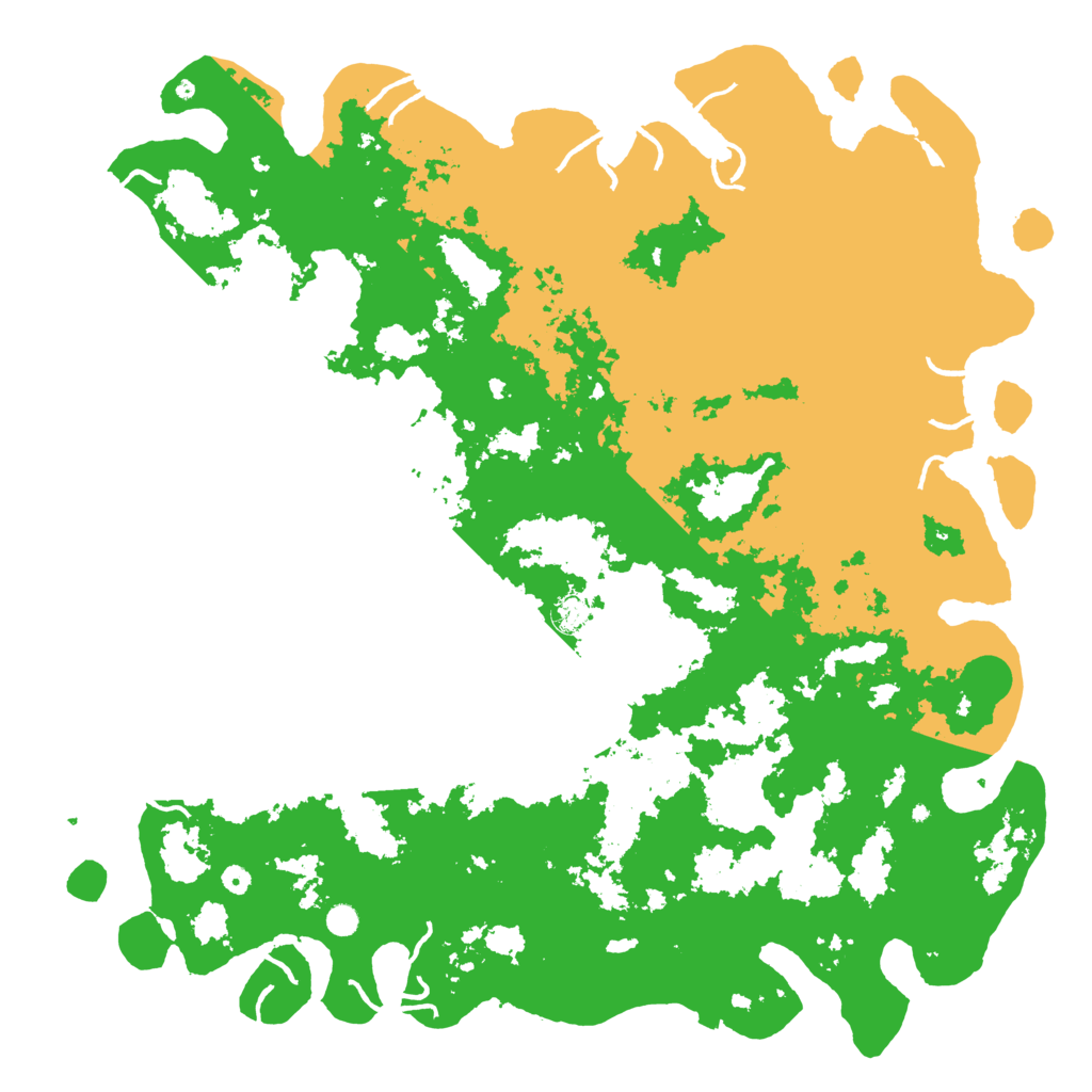 Biome Rust Map: Procedural Map, Size: 6000, Seed: 836043500