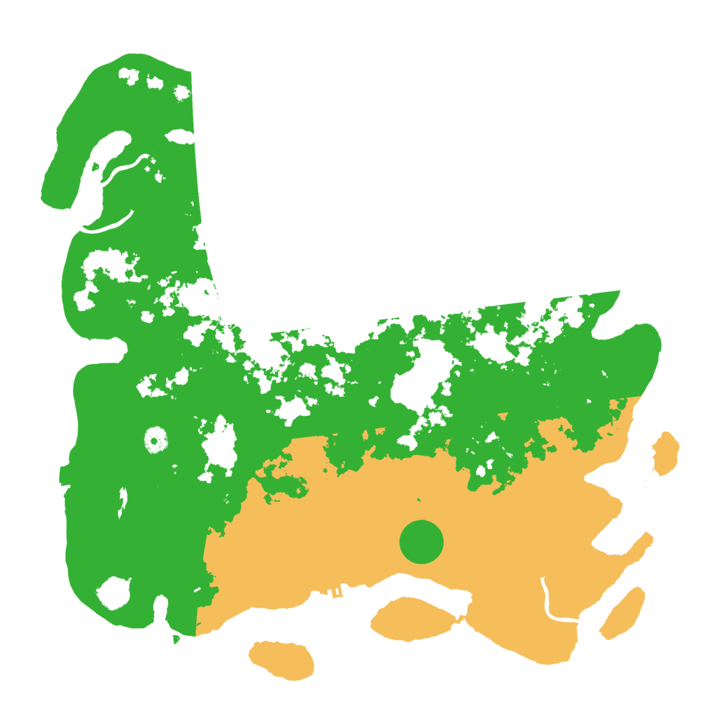 Biome Rust Map: Procedural Map, Size: 4300, Seed: 19920616