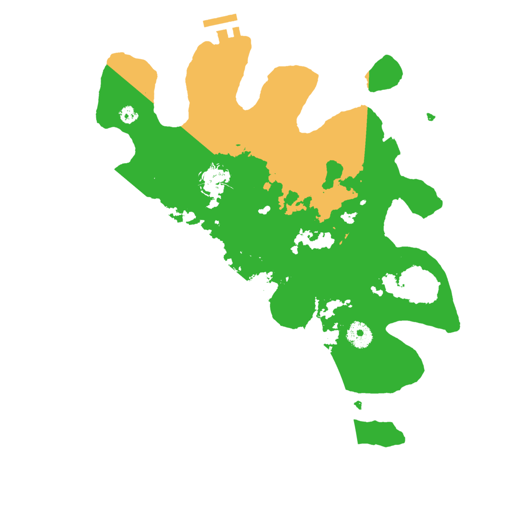 Biome Rust Map: Procedural Map, Size: 3000, Seed: 2046805576