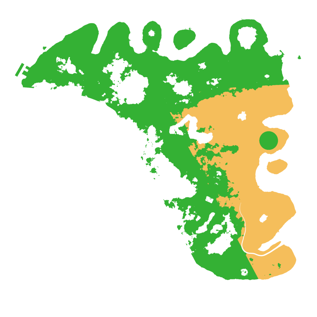 Biome Rust Map: Procedural Map, Size: 4500, Seed: 659643027