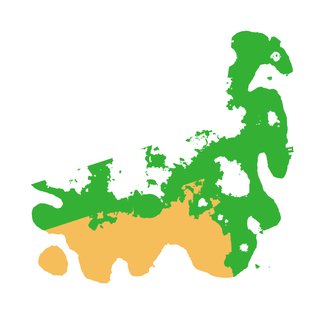 Biome Rust Map: Procedural Map, Size: 3500, Seed: 1193795200