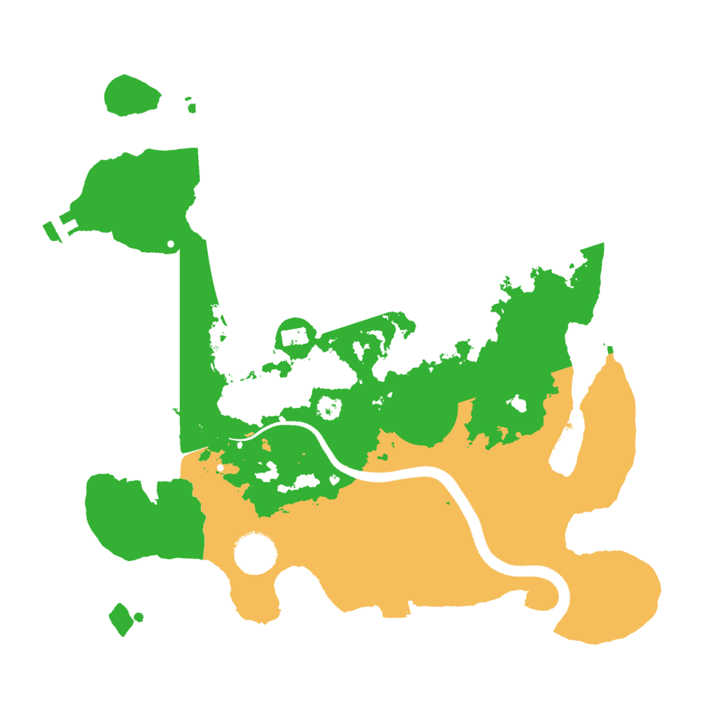 Biome Rust Map: Procedural Map, Size: 3000, Seed: 1151494771