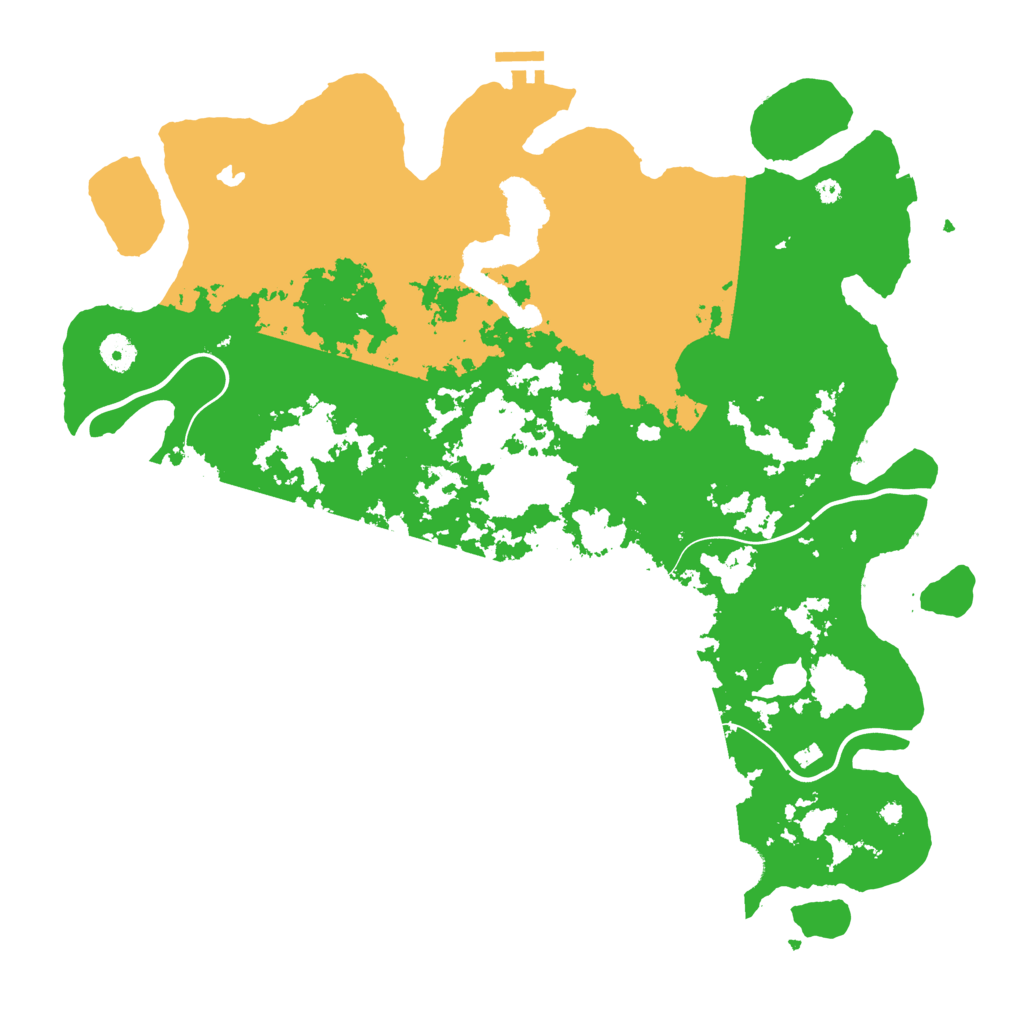 Biome Rust Map: Procedural Map, Size: 4250, Seed: 689059202