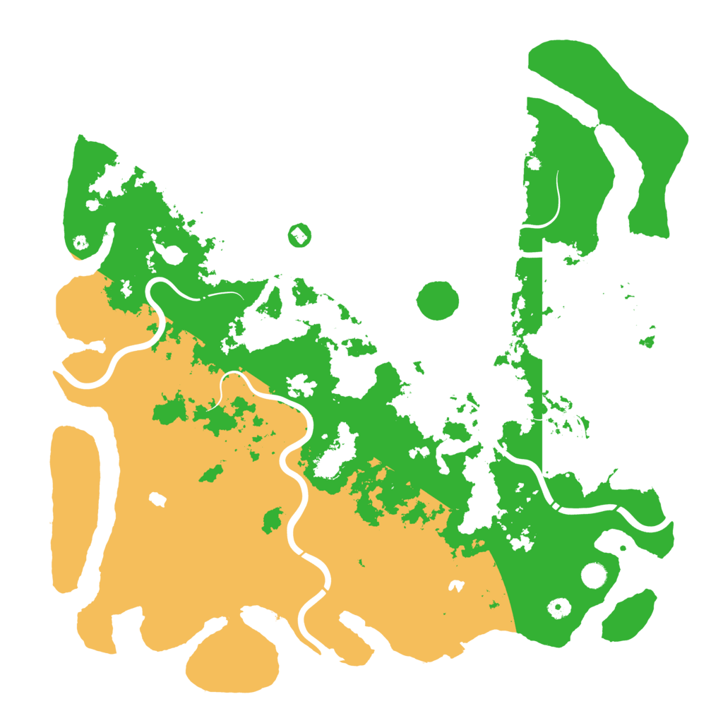 Biome Rust Map: Procedural Map, Size: 5000, Seed: 1834317776