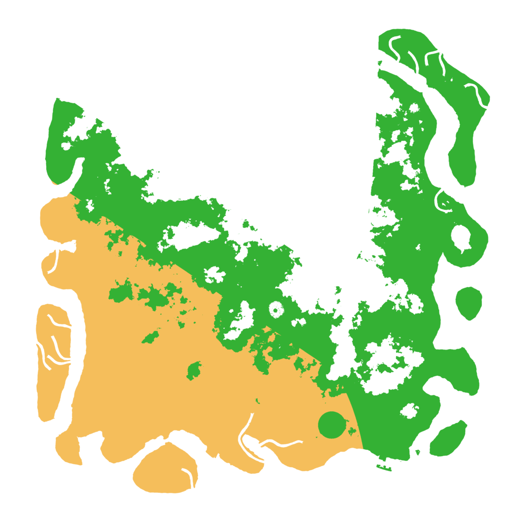 Biome Rust Map: Procedural Map, Size: 5000, Seed: 1834317776