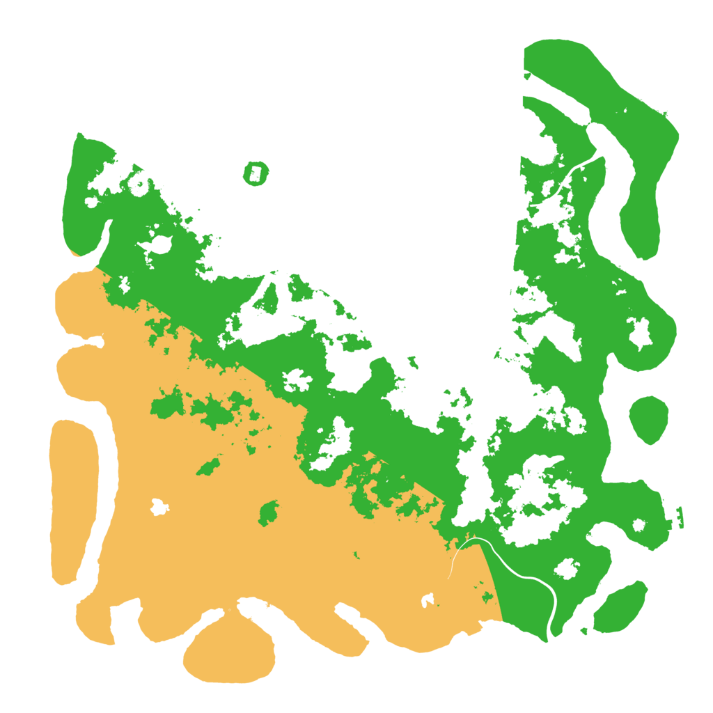 Biome Rust Map: Procedural Map, Size: 5000, Seed: 1834317776