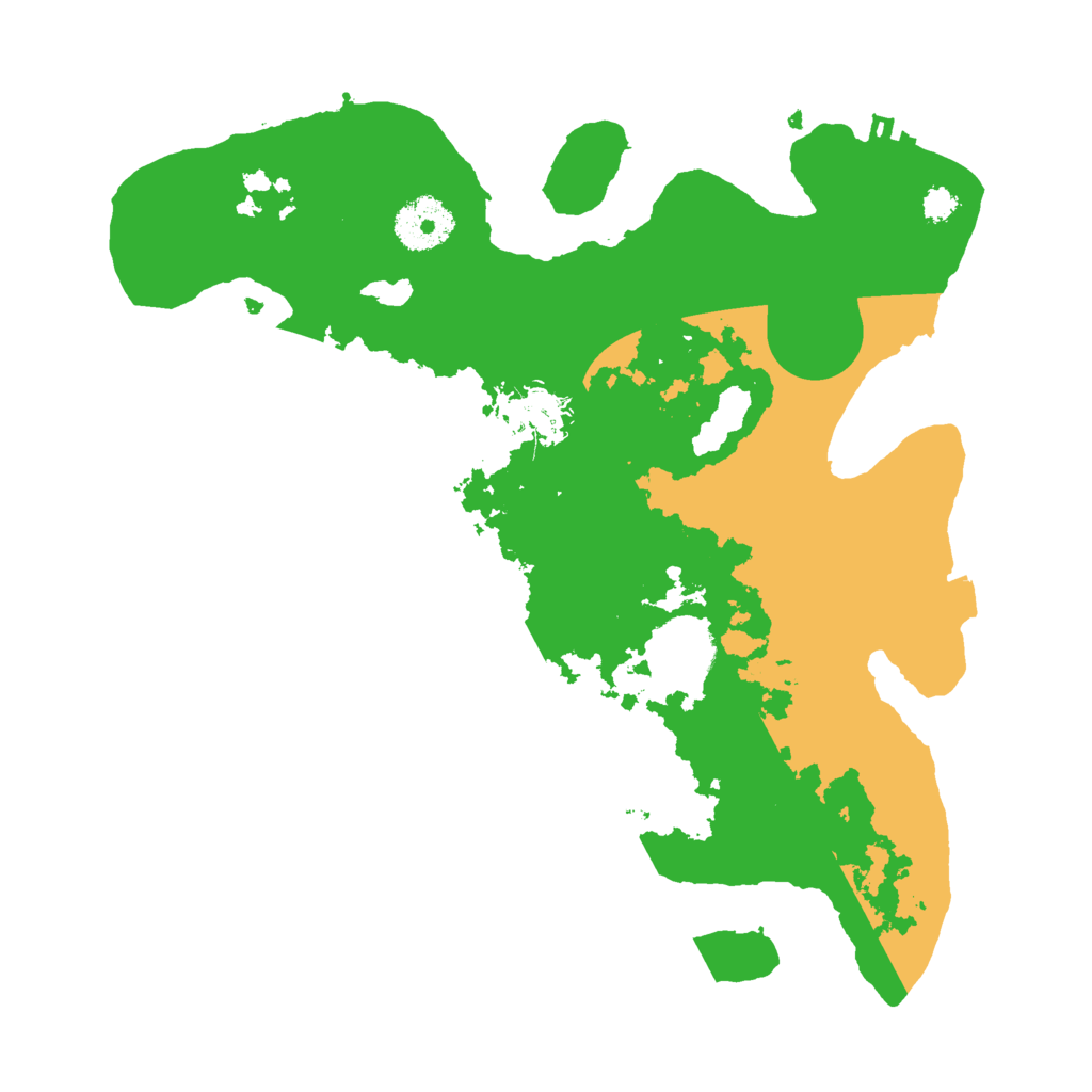 Biome Rust Map: Procedural Map, Size: 3000, Seed: 1235467