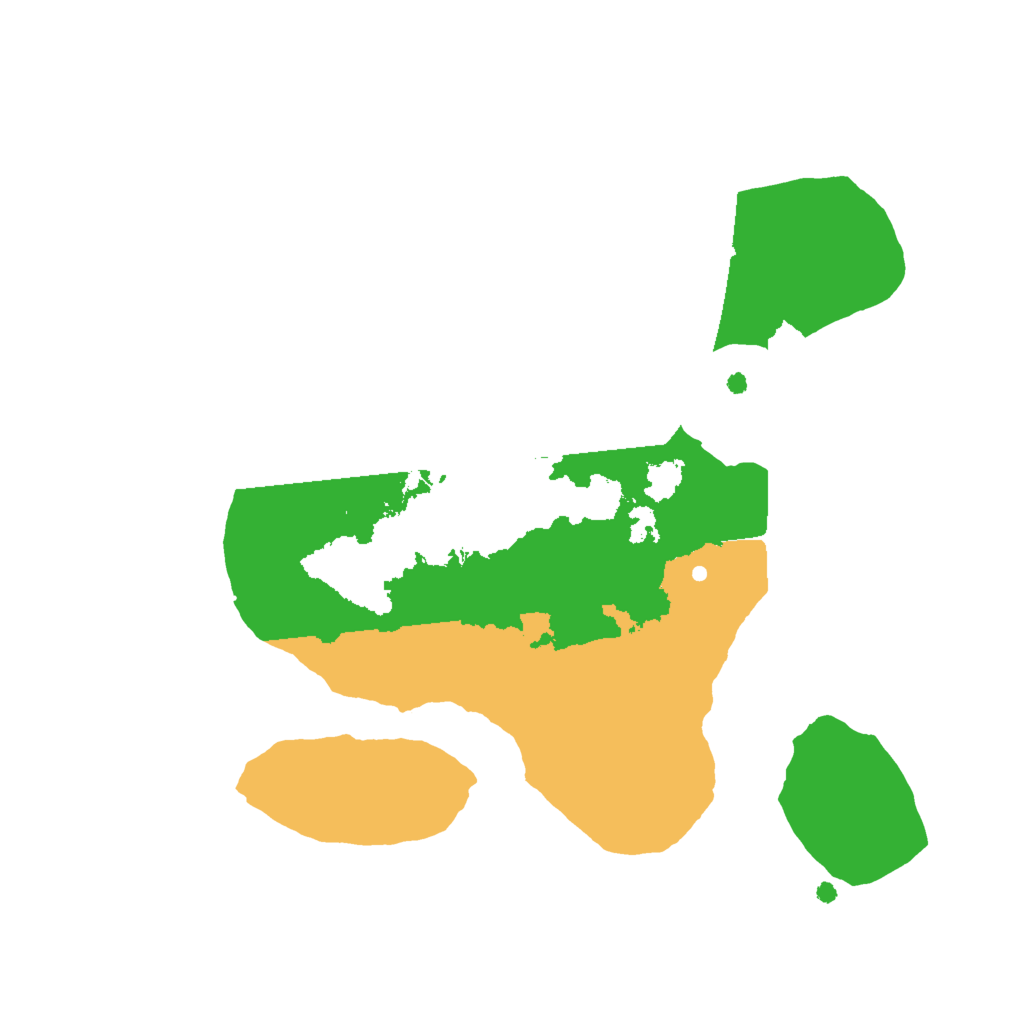 Biome Rust Map: Procedural Map, Size: 2000, Seed: 950893709