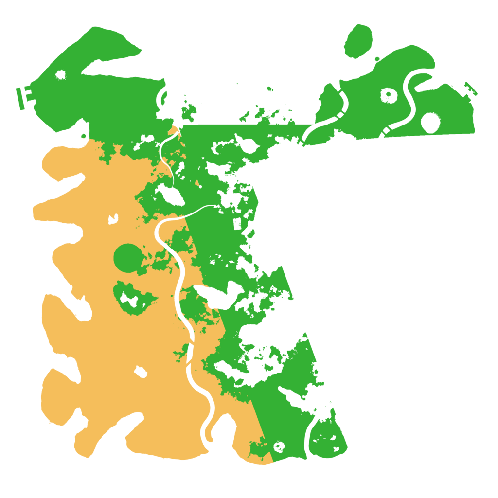 Biome Rust Map: Procedural Map, Size: 4500, Seed: 736719