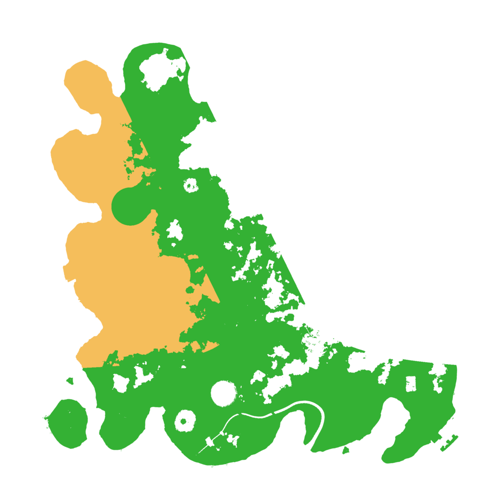 Biome Rust Map: Procedural Map, Size: 3500, Seed: 595713988