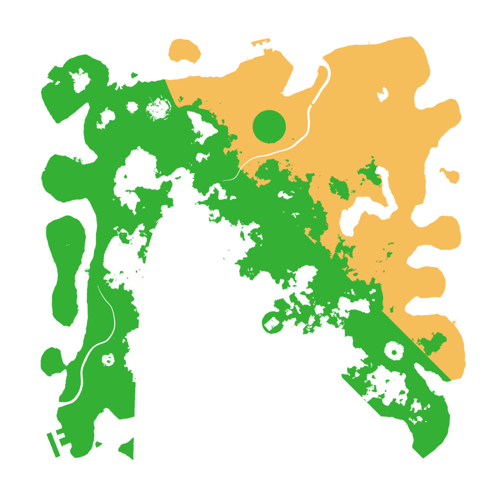 Biome Rust Map: Procedural Map, Size: 4000, Seed: 1534888135