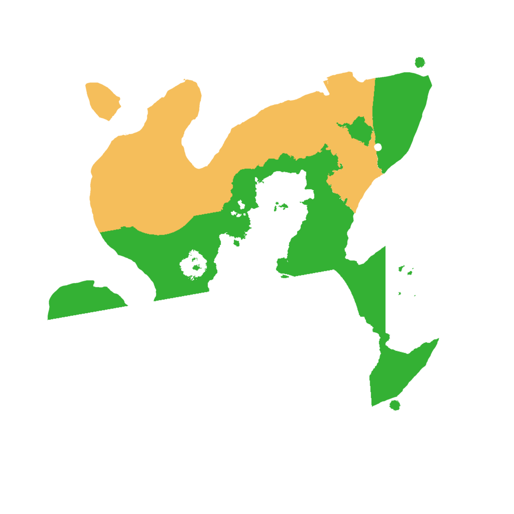 Biome Rust Map: Procedural Map, Size: 2000, Seed: 412343