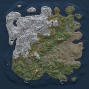 Thumbnail Rust Map: Procedural Map, Size: 4250, Seed: 569479850, 19 Monuments