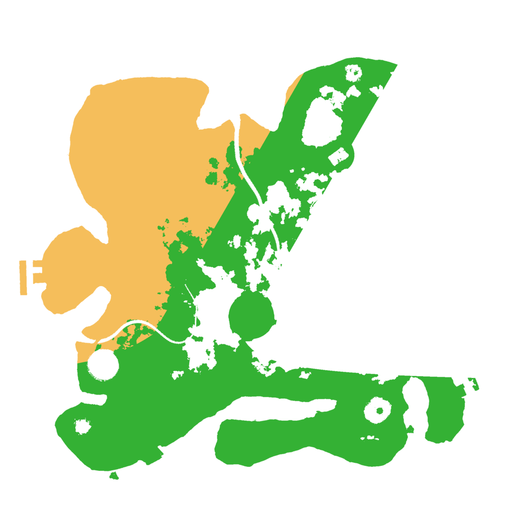 Biome Rust Map: Procedural Map, Size: 2999, Seed: 1042953067