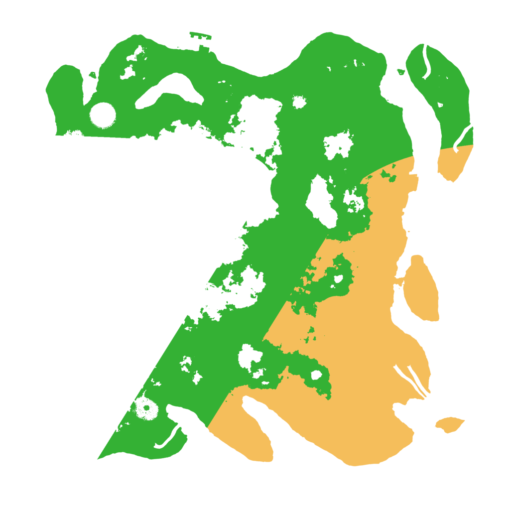 Biome Rust Map: Procedural Map, Size: 3500, Seed: 514744472