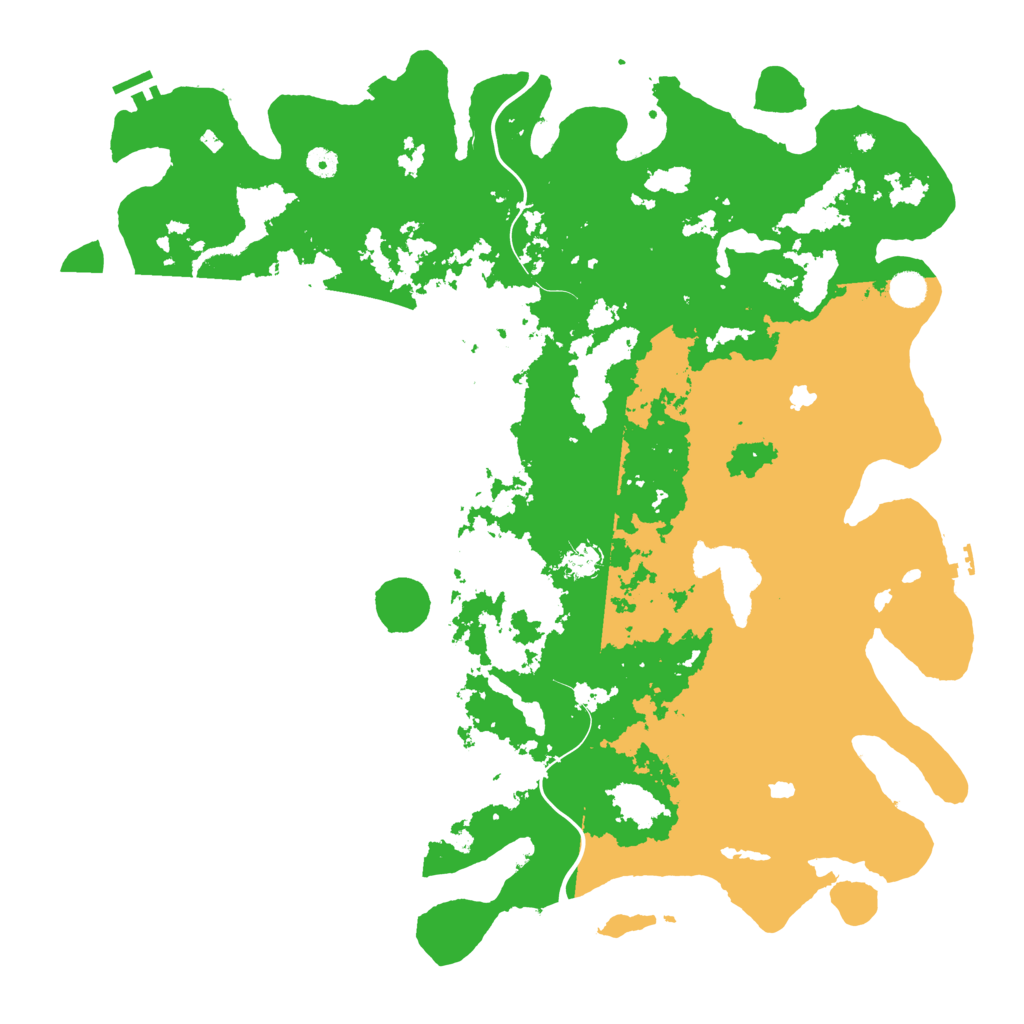 Biome Rust Map: Procedural Map, Size: 5000, Seed: 18792148