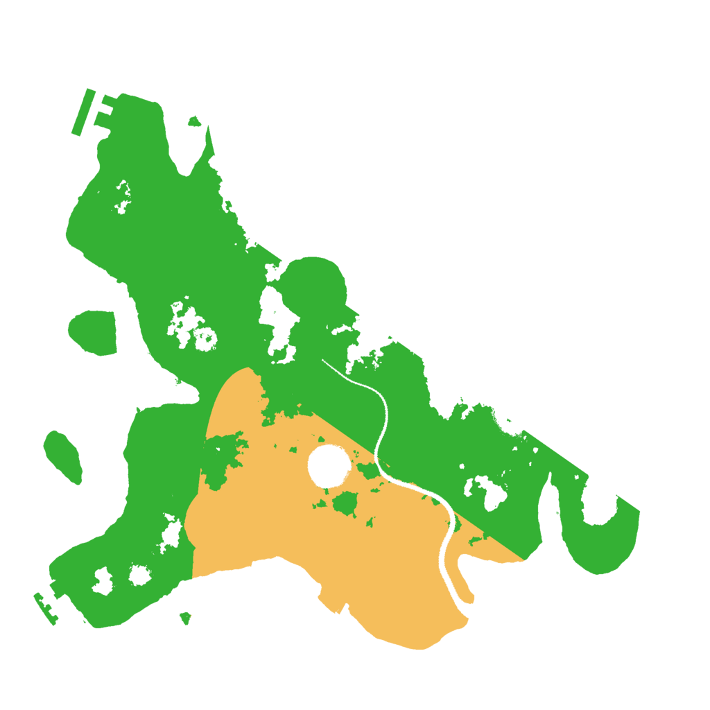 Biome Rust Map: Procedural Map, Size: 3000, Seed: 1379705859