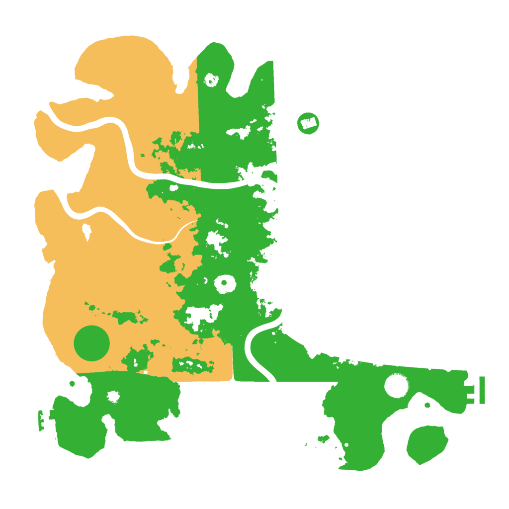 Biome Rust Map: Procedural Map, Size: 3750, Seed: 557206411