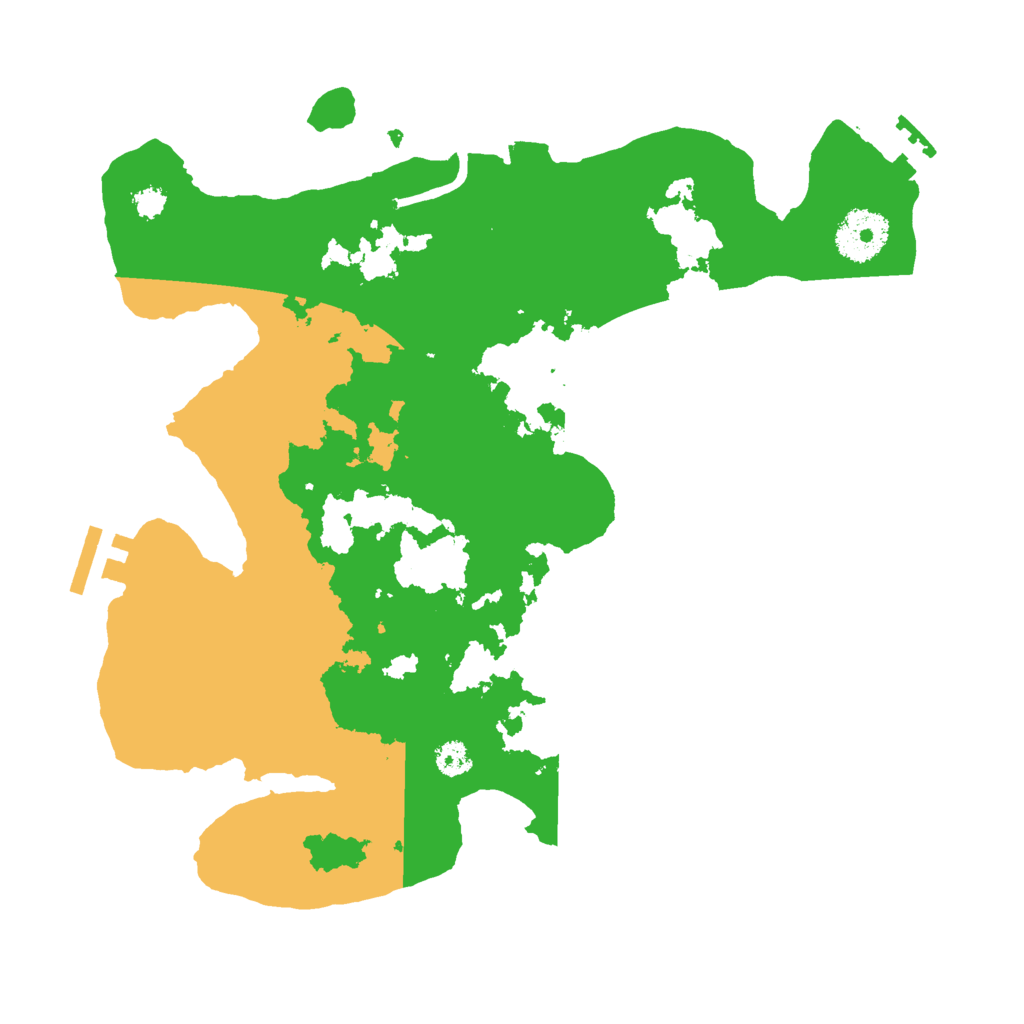 Biome Rust Map: Procedural Map, Size: 3000, Seed: 339675834