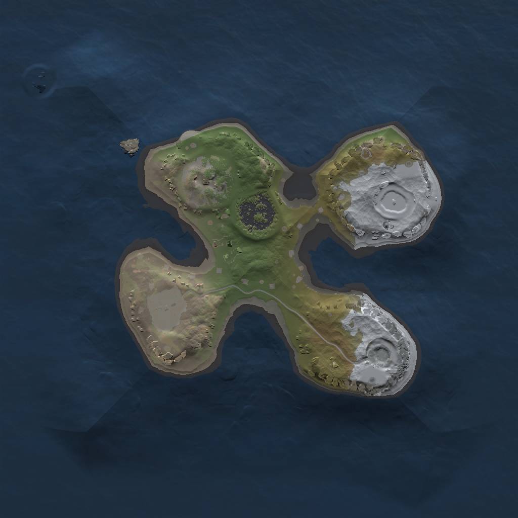 Rust Map: Procedural Map, Size: 1500, Seed: 867956269, 3 Monuments