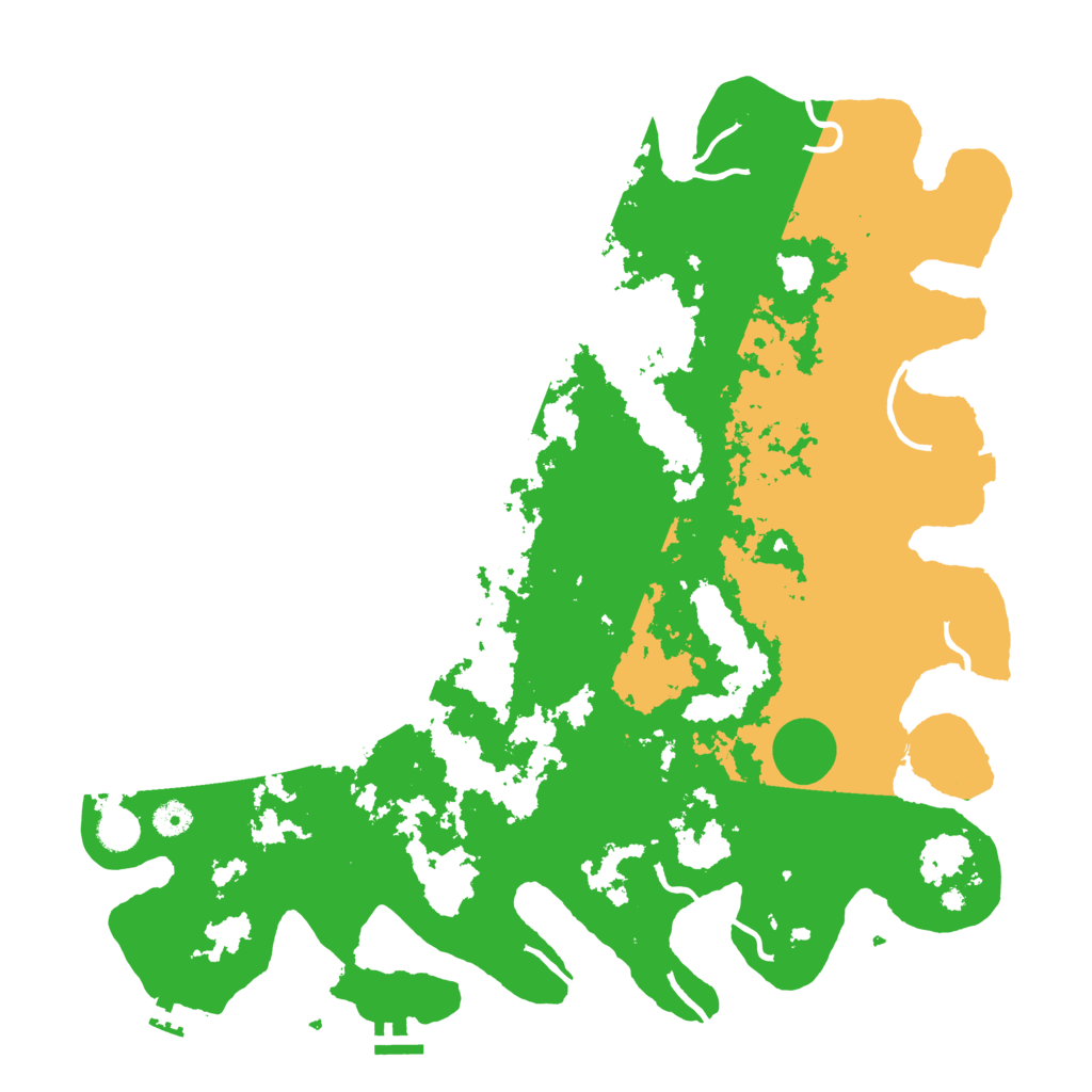 Biome Rust Map: Procedural Map, Size: 4500, Seed: 922134