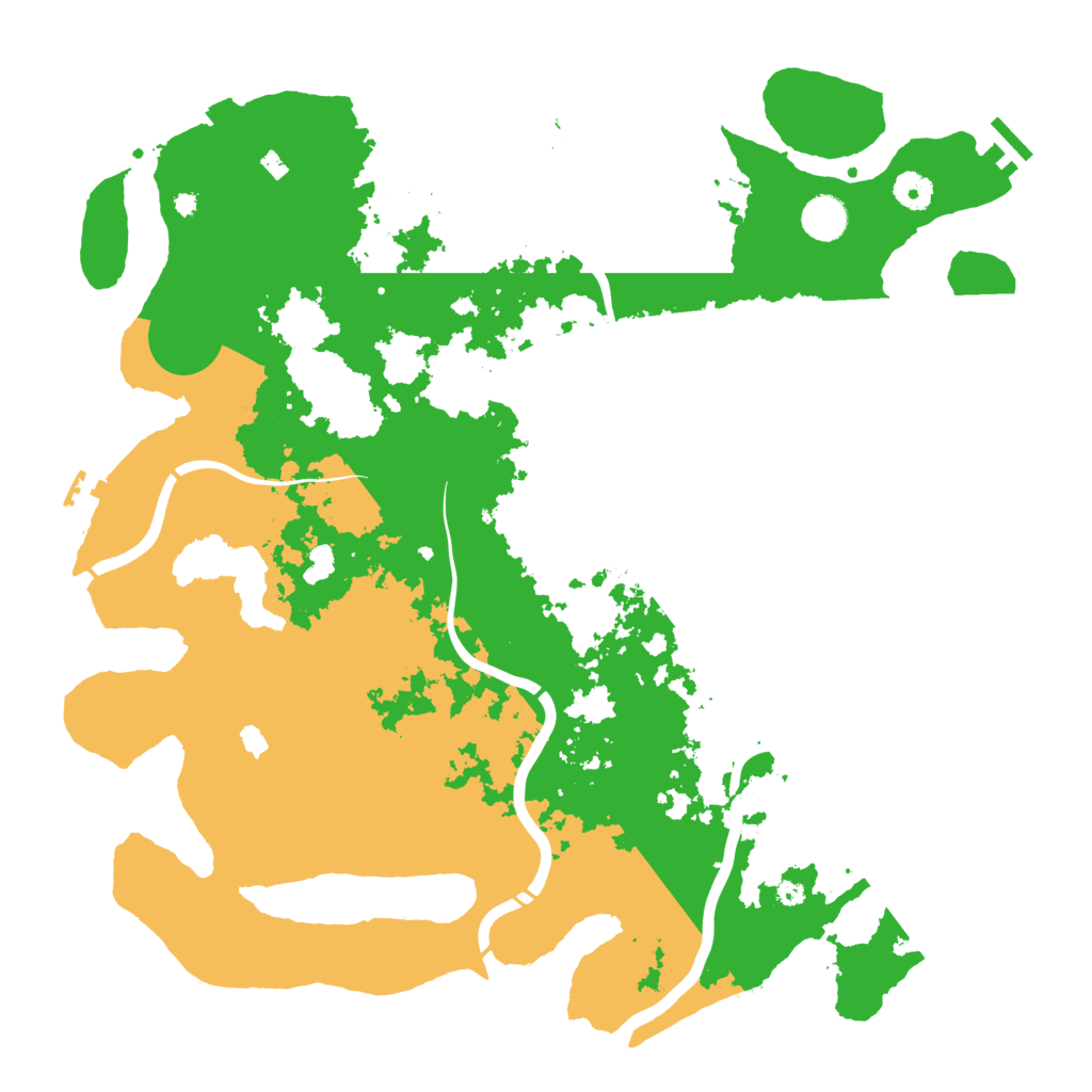 Biome Rust Map: Procedural Map, Size: 4250, Seed: 87451