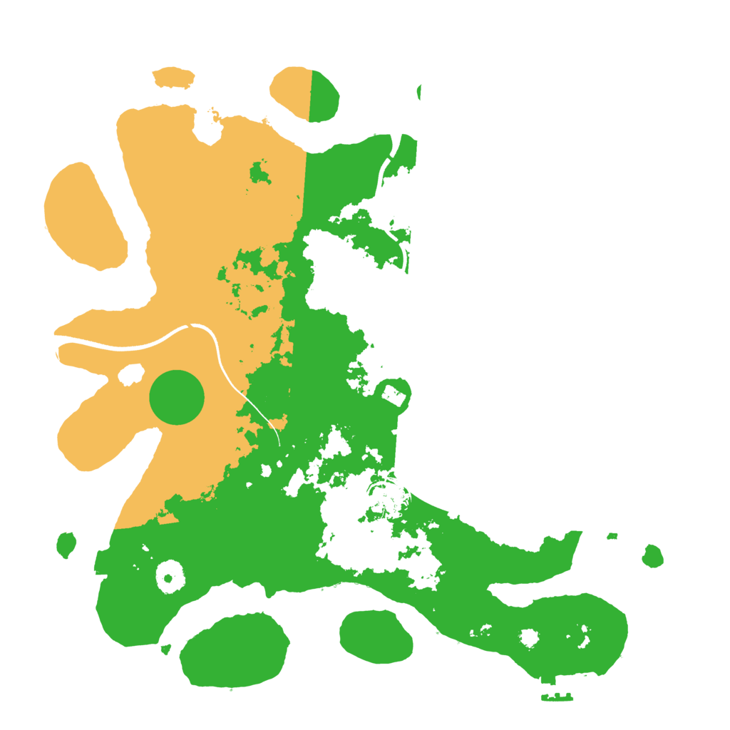 Biome Rust Map: Procedural Map, Size: 3500, Seed: 2087300245