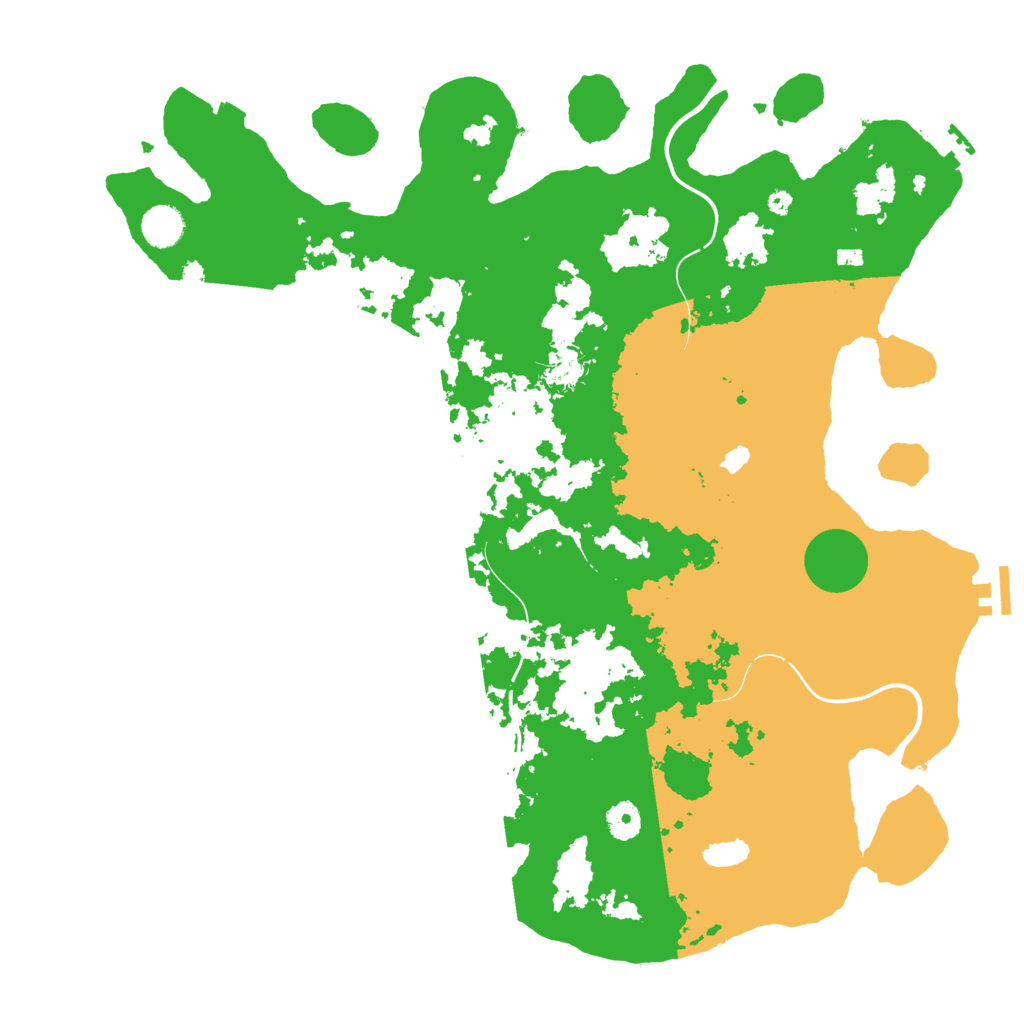 Biome Rust Map: Procedural Map, Size: 4250, Seed: 83402