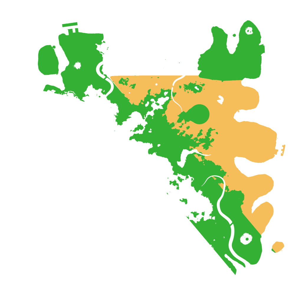 Biome Rust Map: Procedural Map, Size: 4000, Seed: 13791378