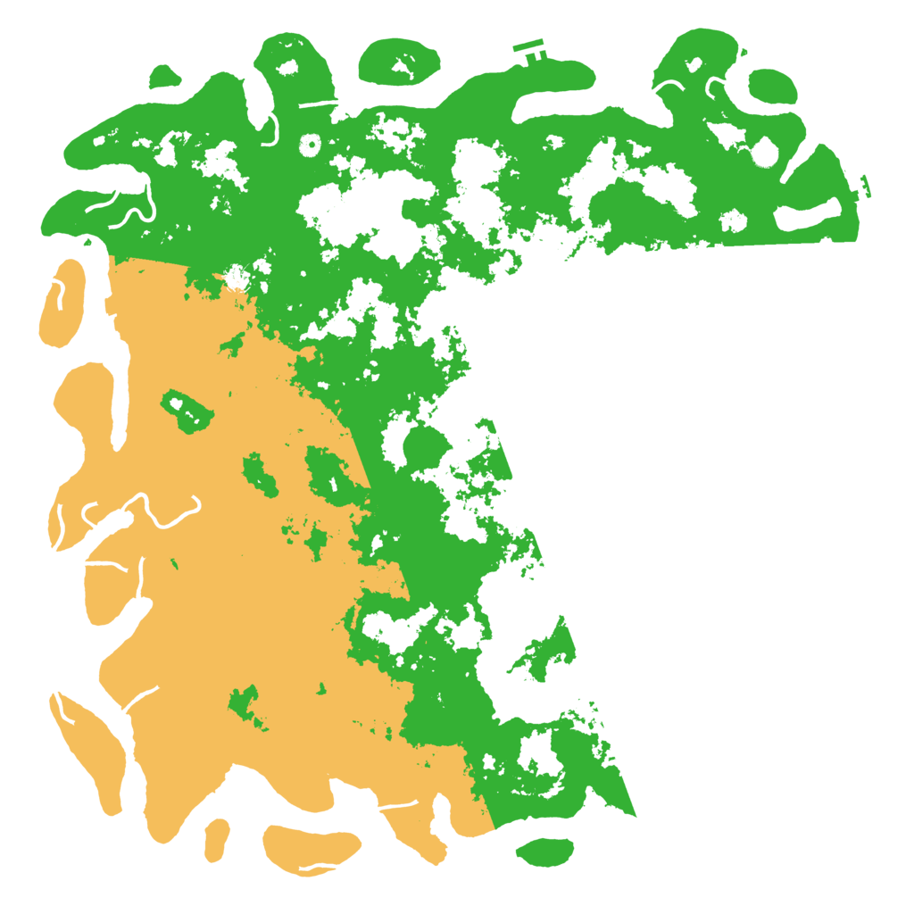 Biome Rust Map: Procedural Map, Size: 6000, Seed: 1290682219