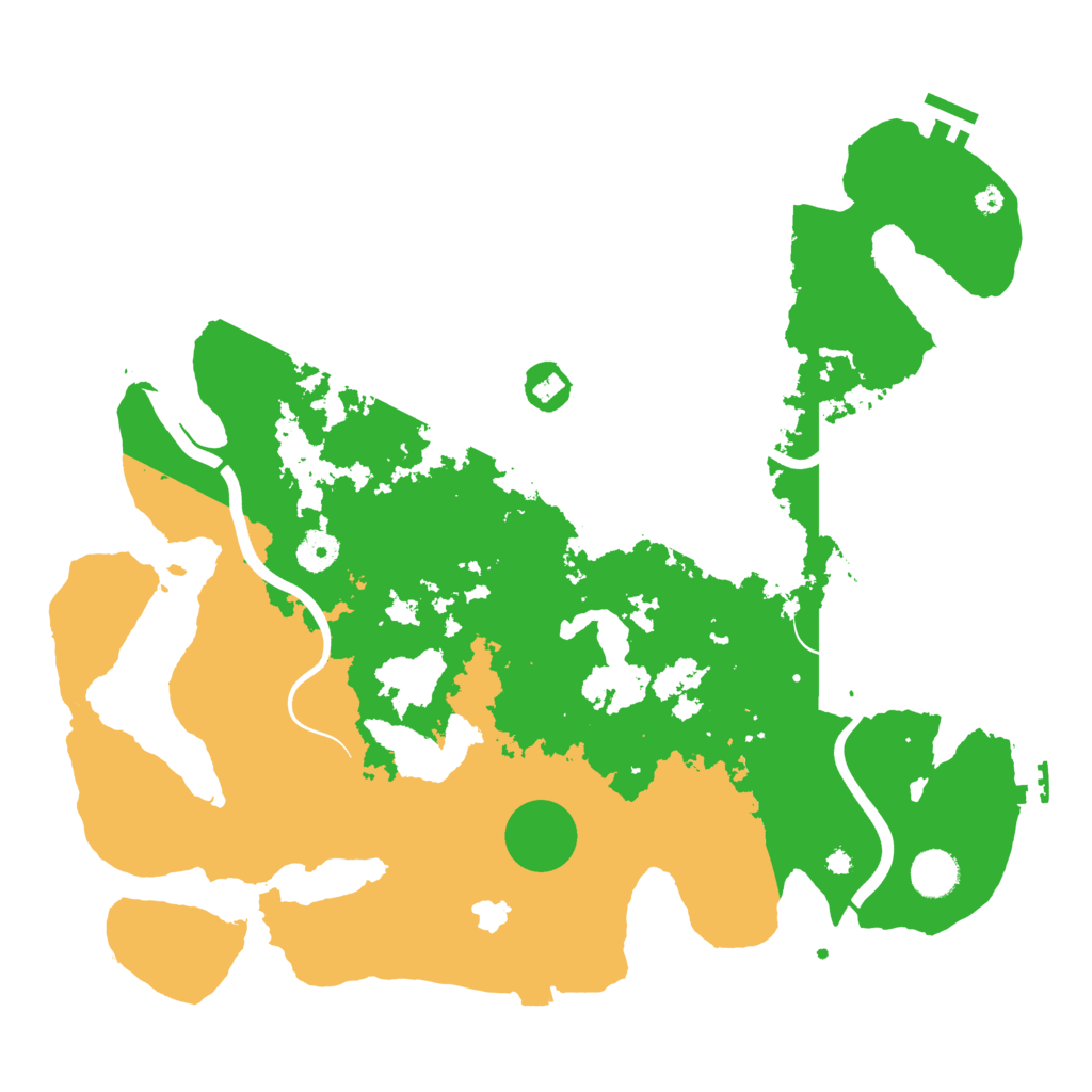 Biome Rust Map: Procedural Map, Size: 4000, Seed: 904968850