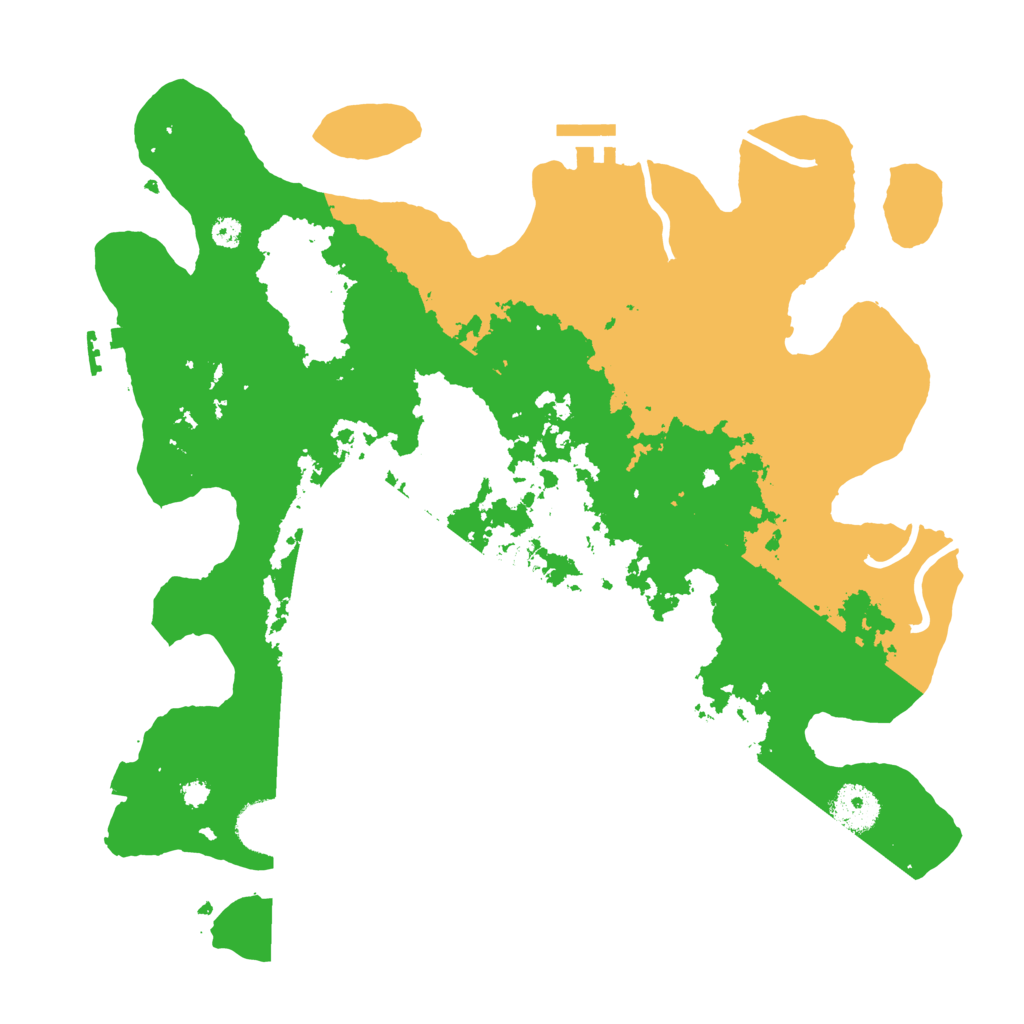 Biome Rust Map: Procedural Map, Size: 3500, Seed: 1034964745