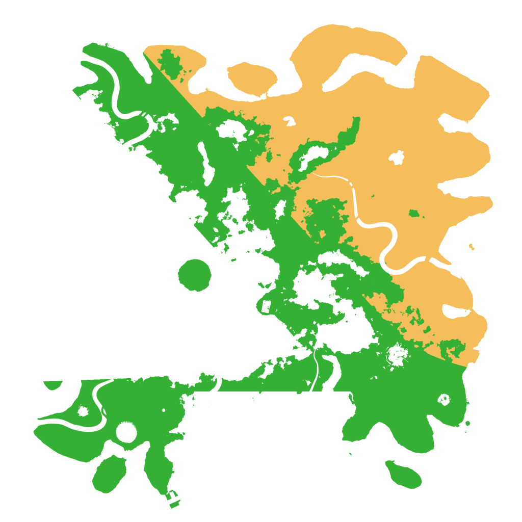Biome Rust Map: Procedural Map, Size: 4500, Seed: 75295323